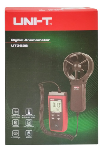 Anemómetro Digital Ut363s Uni-t - Mihaba