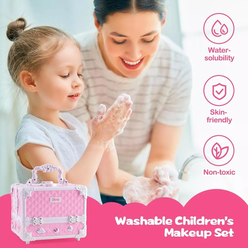 Sets De Belleza Juego De Maquillaje Lavable Real Para Niñas