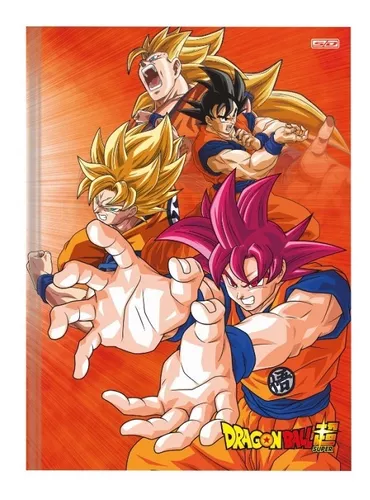 Caderno Dragon Ball Super de Desenho e Cartografia 96 Folhas em