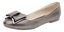 Comprar Flats Con Moño Been Class 12574 Para Mujer Color Gris E6