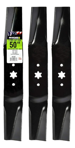 Set 3 Cuchillas Tractor 50pulg. Mtd/cubcadet/troybilt 561539