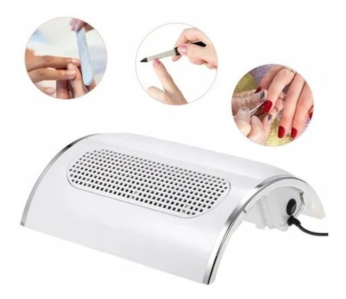 Aspiradora Extractor Polvo Uñas Colector  Manicura Mano Pie