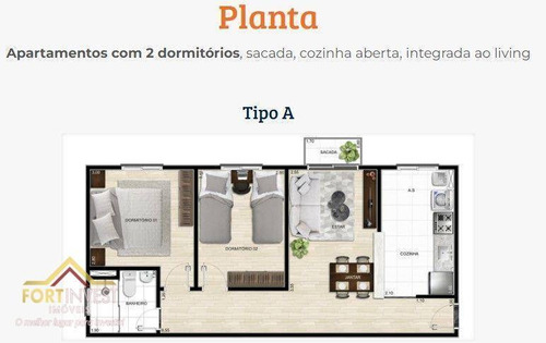 Imagem 8 de 8 de Apartamento Com 2 Dormitórios À Venda, 40 M² Por R$ 160.000,00 - Balneário Itaguaí - Mongaguá/sp - Ap4638