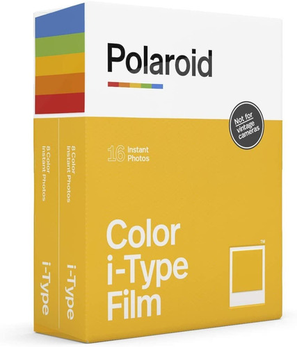 Polaroid Color Film Double Pack I-type 8 Fotos Pack 2
