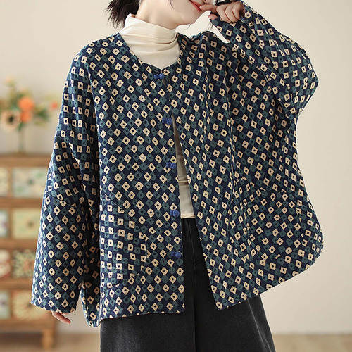 Chaqueta Holgada De Algodón Con Capucha Para Mujer Y Abrigo