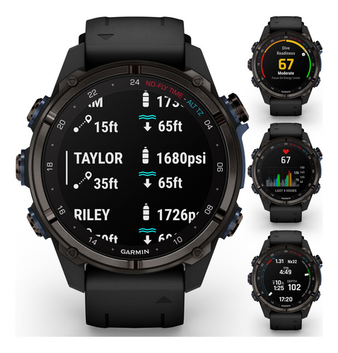 Wearable4u - Garmin Descent Mk3 & Mk3i 51 -titanio Mk3i Con