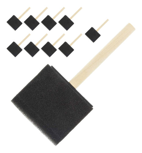 10x Cepillos De Esponja De Dibujo De Juguete 3 Pulgadas