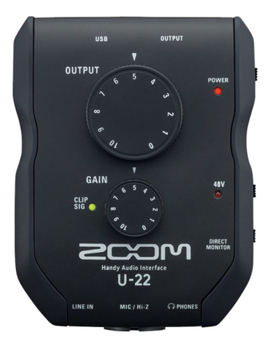 Handy Audio Interface Zoom U-22 Usb 2 In 2 Out