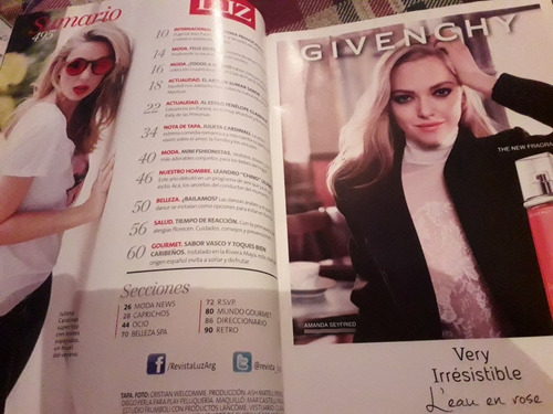 Revista Luz Julieta Cardinali Chino Leunis 10 2014 N496 (Usado)