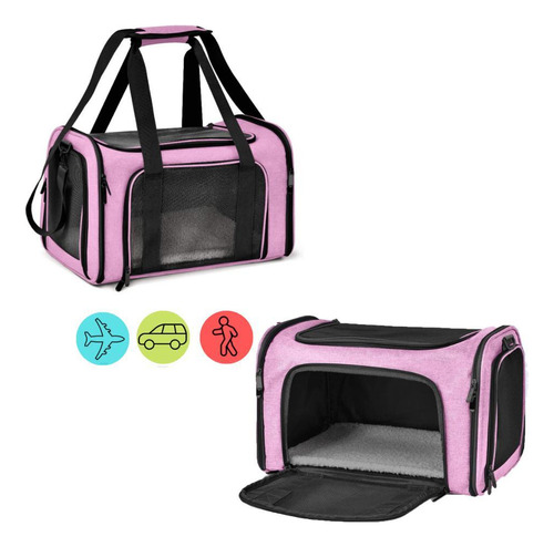 Bolsa Transporte Pet Avião Viagem Para Cachorros E Gatos Cab