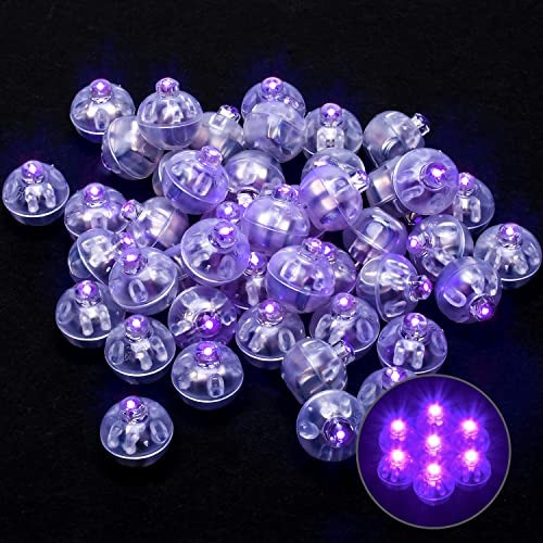 Xthuge 50 Mini Lámparas Led Redondas De Bola De Luz Para Glo