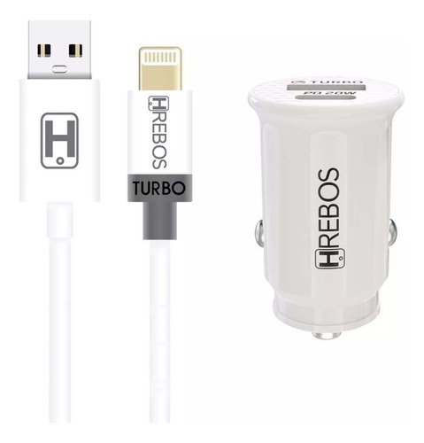 Carregador Veicular Turbo Usb Com Cabo Dados 3 Opções Usb