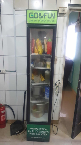 Refrigerador Exhibidor Alto Y Delgado