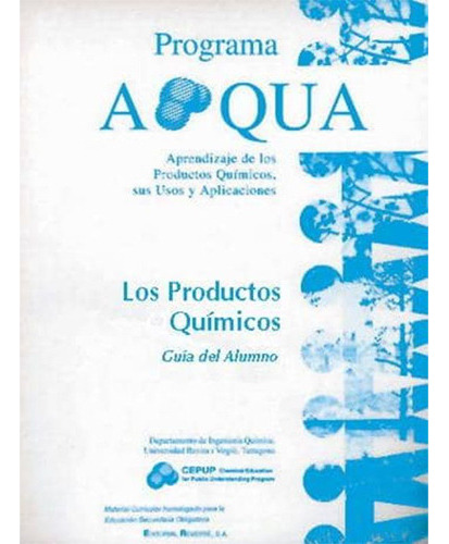 Guia Alumno Productos Químicos 1º Edicion, De Apqua. Editorial Reverte, Tapa Blanda En Español