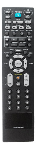 Control Remoto De Repuesto Akb41681201 Para Dvd Home Theater