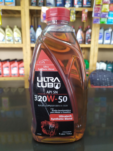 Aceite  De Motor Ultralub 20w-50 Semisintético 