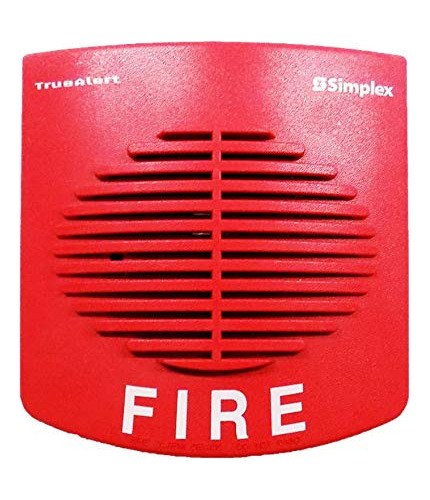 Simplex 4901-9820 Sirena De Pared True Alert 24 Cd, Rojo