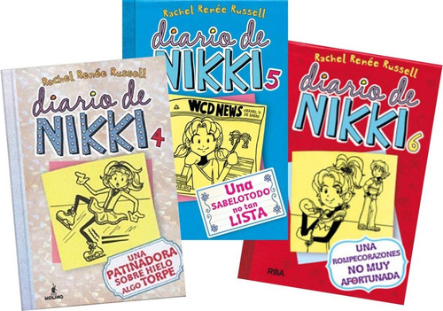 ** Combo Diario De Nikki 4 , 5 Y 6 ** Rachel Renee Russell