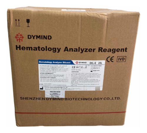Diluyente Para Equipo De Hematologia Dymind Dh36 X 20 Lt