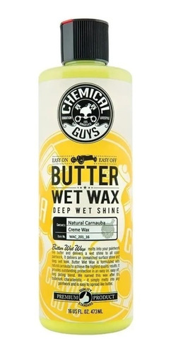 Chemical Guys Butter Wet Wax Cera Apariencia Humedo Profundo