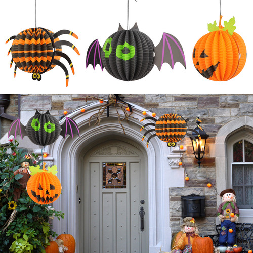 Suministros Para Fiestas De Halloween, Linterna Con Forma De