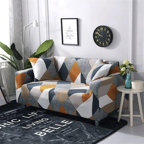 Plaza Funda Cama Para 4 Sillon Elastica Protector Sofá Funda