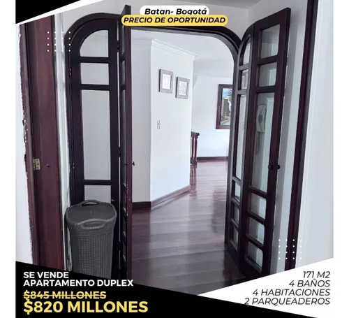 Venta Apartamento Duplex Batan Bogota Ubicación Privilegiada