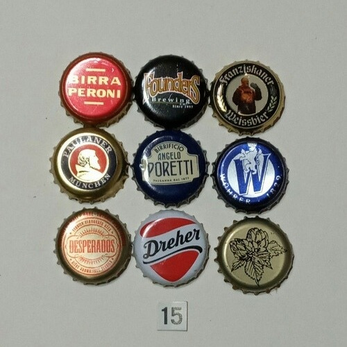 Lote Nº 15  Chapitas Tapitas De Cerveza  Importadas