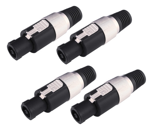 Schalter Conector Speakon Macho 2 Vias Alto Rendimiento 4pz