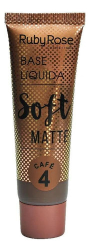 Ruby Rose Base Líquida Soft Matte Café Hb-8050