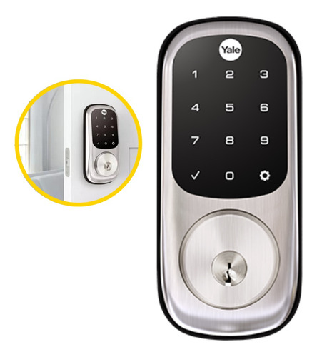 Yale Yrd 226 Deadbolt + Papaiz Sl140 Senha Painel Touch