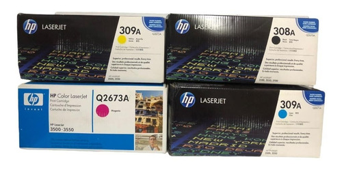 Pack Kit Hp 308a Bk Y 309a Colores