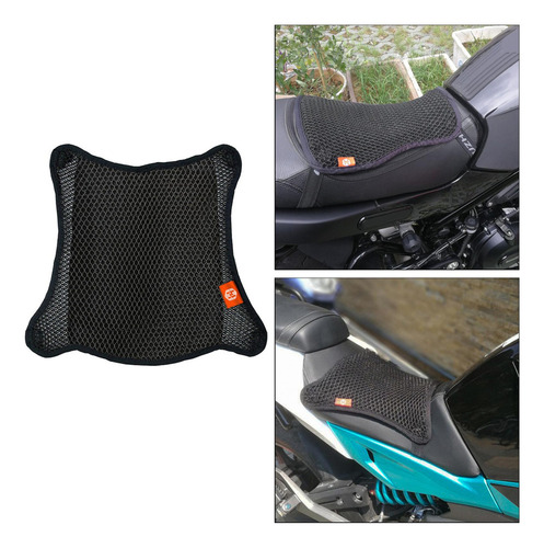 Para Asiento De Motocicleta A Prueba De Sol Fresco Doble