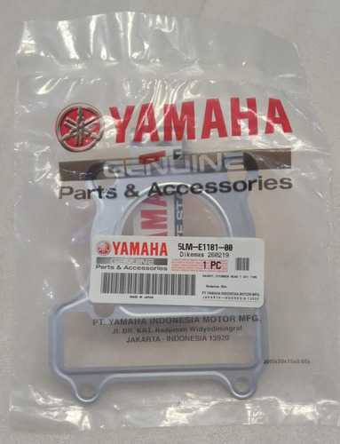 Junta Tapa Cilindro Yamaha T105 Crypton Cod. 5lm-e1181-00