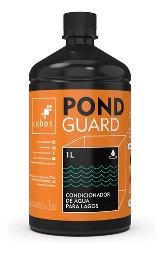 Cubos Condicionador Anticloro Pond Guard 1l, Trata 60000l