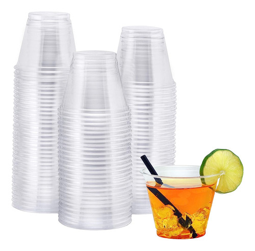 Nyhi 9 Oz Vasos Transparentes De Plástico | Value Pack De Va