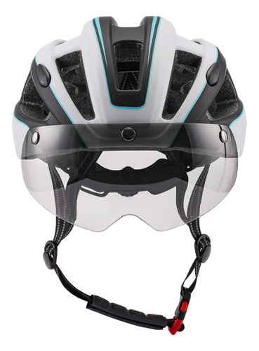 Casco Desmontable Con Luz De Seguridad Para Bicicleta De Mon