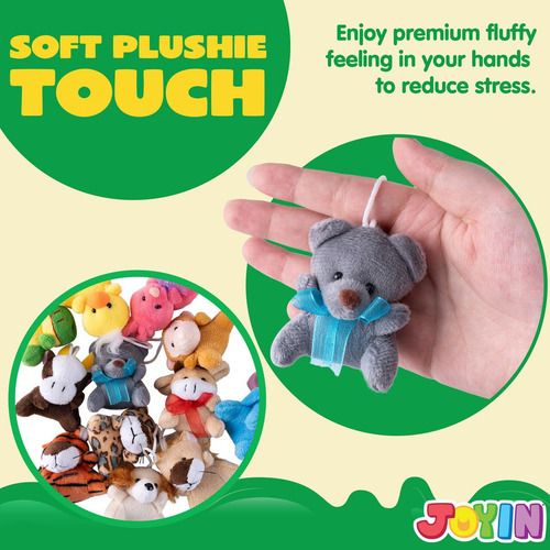 Surtido De Minijuguetes De Peluche Joyin Para Niños, 12 Unid