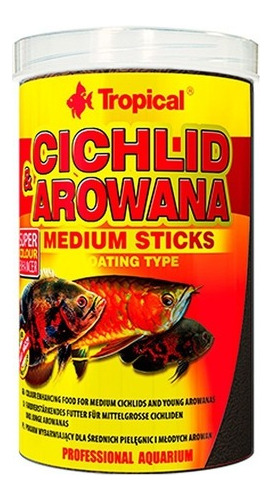 Alimento Tropical Cichlid & Arowana 360g Medium Astronotus