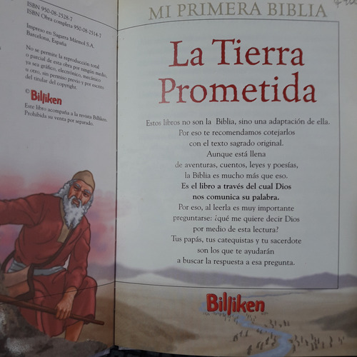 Milagros Y Parábolas Mi Primera Biblia Billiken Usado # (Usado)