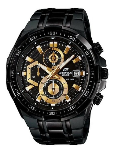 Reloj Casio Edifice Efr-539bk-1av - 100% Nuevo Y Original