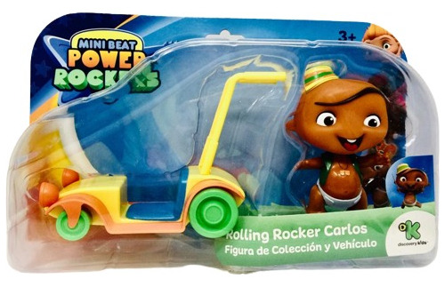 Mini Beat Power Rockers Carlos Con Vehiculo Discovery Kids