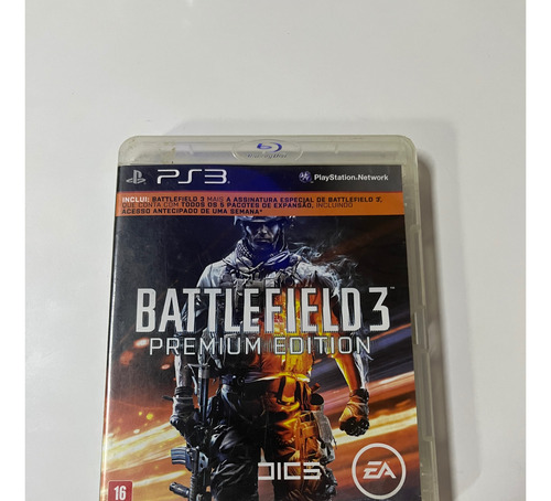 Jogo Ps3 Battlefield 3 Premium Edition Original Mídia Física (Usado)
