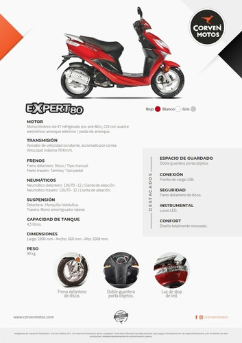 Corven Expert 80 - 0 Km - No Strato / Milano - Bonetto Motos