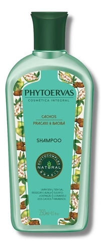 Shampoo Capilar Cachos  Definição Hidrataçao Phytoervas250ml