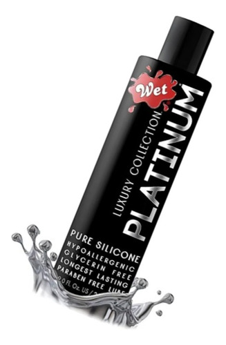 Lubricante Premium Wet Platinum  Anal 100% Silicona 89ml