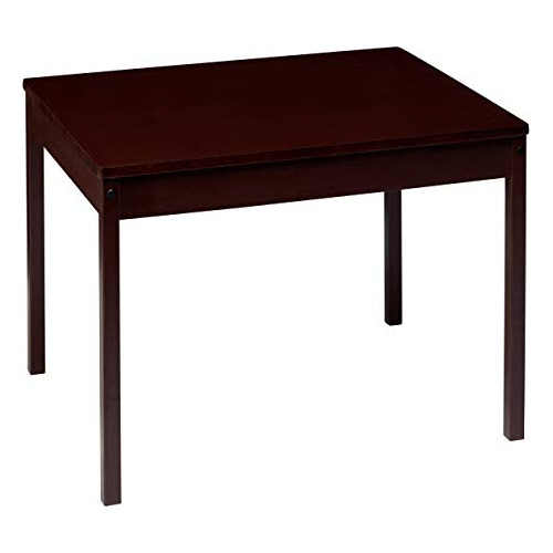 Amazon Basics Juego De Mesa Infantil De Madera Maciza Con Do