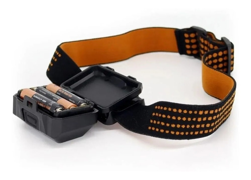 Imagen 3 de 5 de Linterna Led De Cabeza Duracell 400lm Doble Luz Color De La Luz Negro