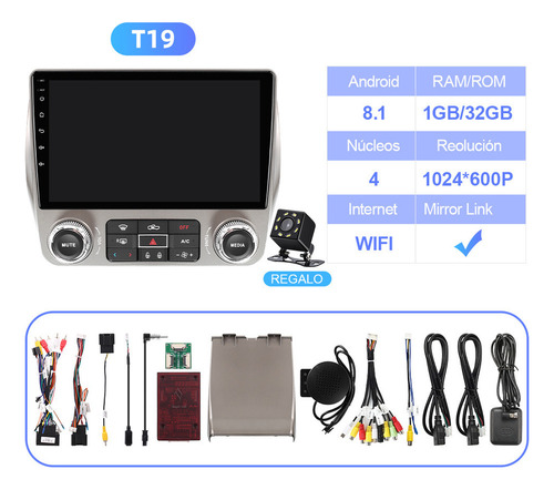 C-j Estéreo Cámara Android Para Chevrolet Camaro 2008-15