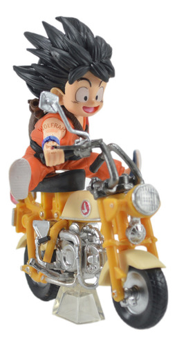 Figura Muñeco Dragon Ball Maestro Goku Con Moto